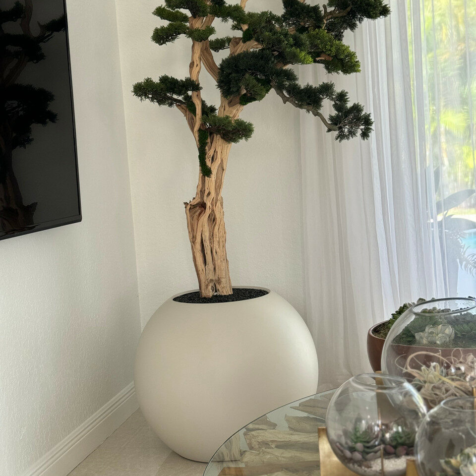 Bonsai Trail in Satin Beige Globe 30'