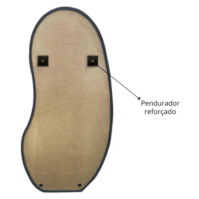 Full-Length Bean Mirror 160x80cm